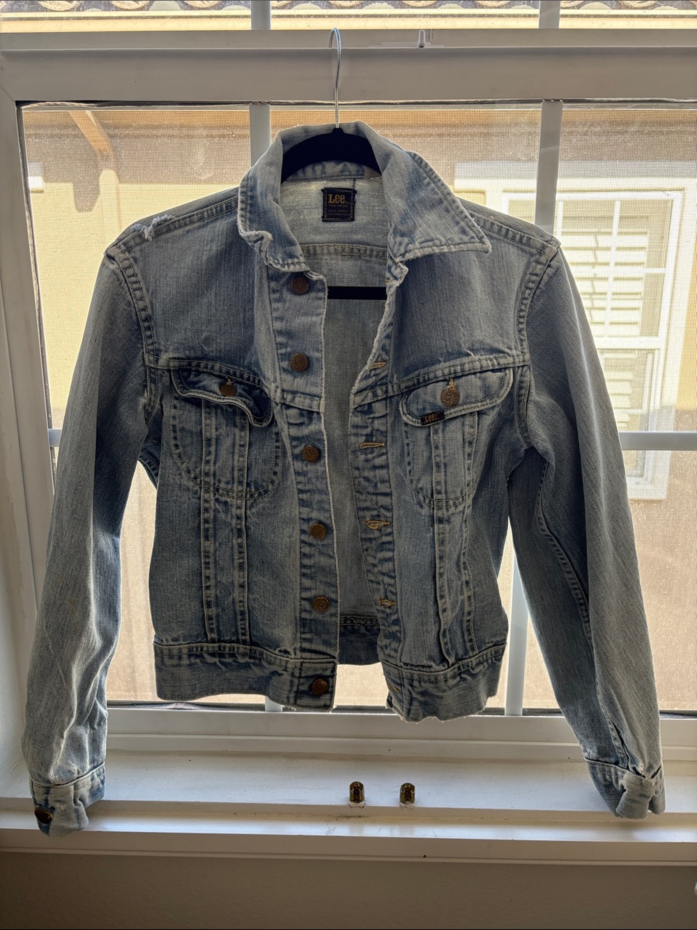 Lee Light Blue Vintage-Style Denim Jacket